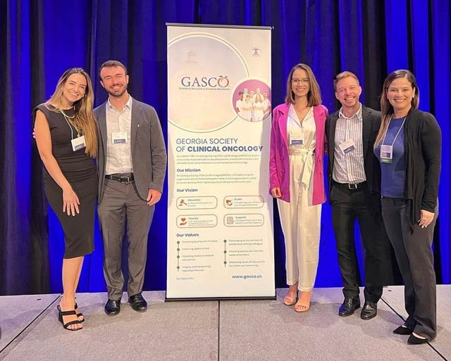Visiting onlcologists from visiting oncologists from Rio de Janeiro, Brazil at GASCO's 2022 Annual Meeting