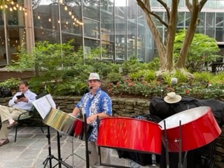Greg Smith with AmeriCalypso, Steel Drum Player who added a Caribbean flare to the reception and made for a very enjoyable evening.
