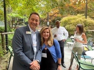 Joe Polo, GSK Regional Oncology Manager and Julie Kulish, Bristol Myers Squibb National Account Executive, Oncology & Hematology